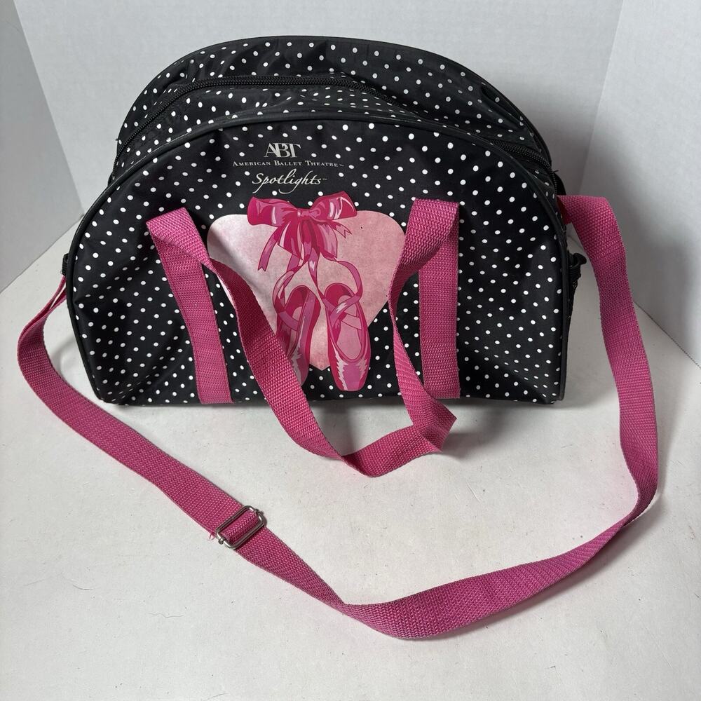 American Ballet Theatre Bag Spotlights Dance Black Pink ABT Shoes Travel Acc‎ G5
